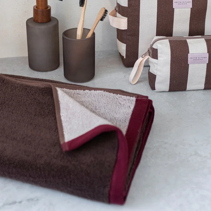 Mette Ditmer - Soft Bath mat, brown / sand