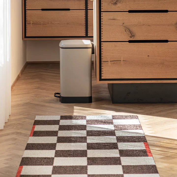 Mette Ditmer - Square runner, brown