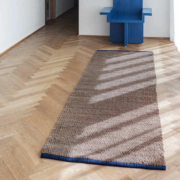 Mette Ditmer - Notes Jute rug, 80 x 245 cm, latte