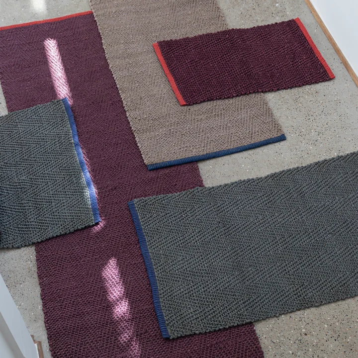 Mette Ditmer - Notes Jute rug and doormat