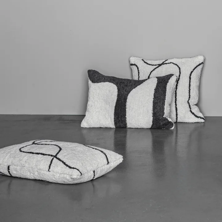 Mette Ditmer - Shadow Cushion cover, tufted, off-white