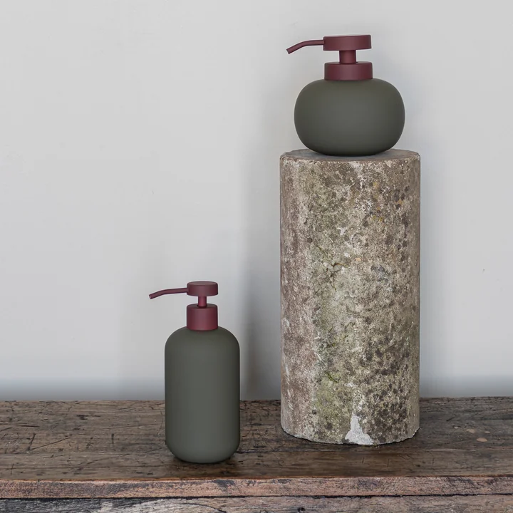 Mette Ditmer - Lotus Play soap dispenser, dark olive