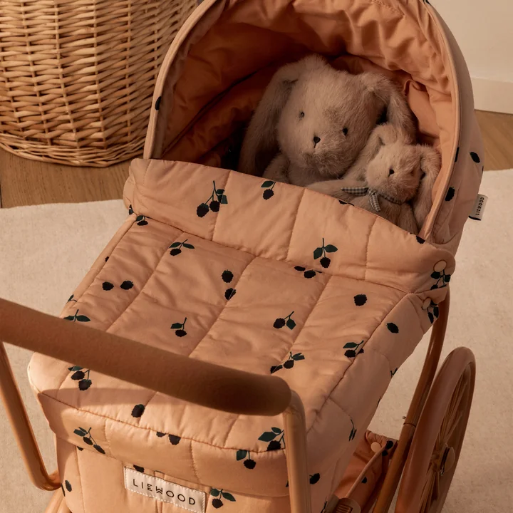 LIEWOOD - Adaline doll's pram, berry / pale tuscany
