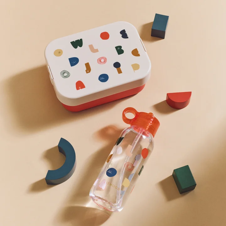 LIEWOOD - Chelsey lunch box set, 500 ml, characters / sandy