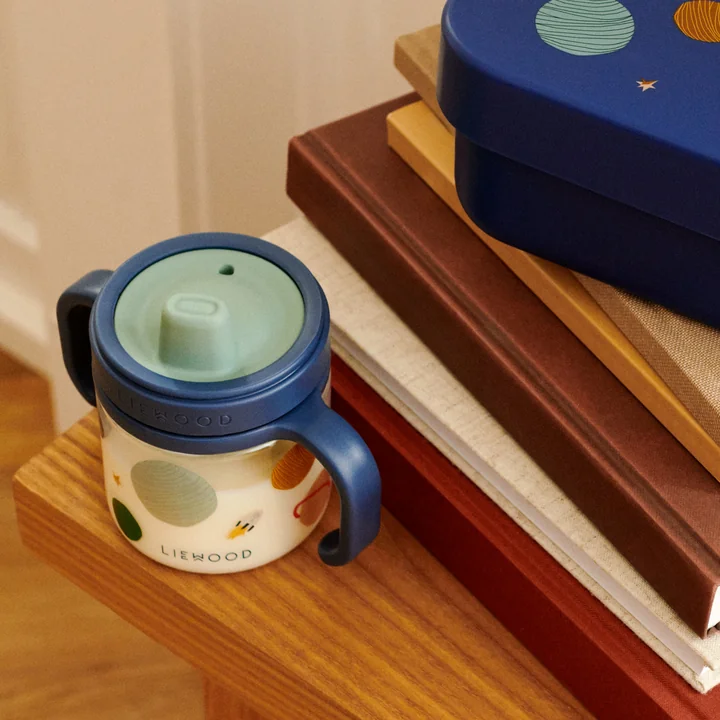 LIEWOOD - Kylo drinking cup, 280 ml, Universe / classic navy