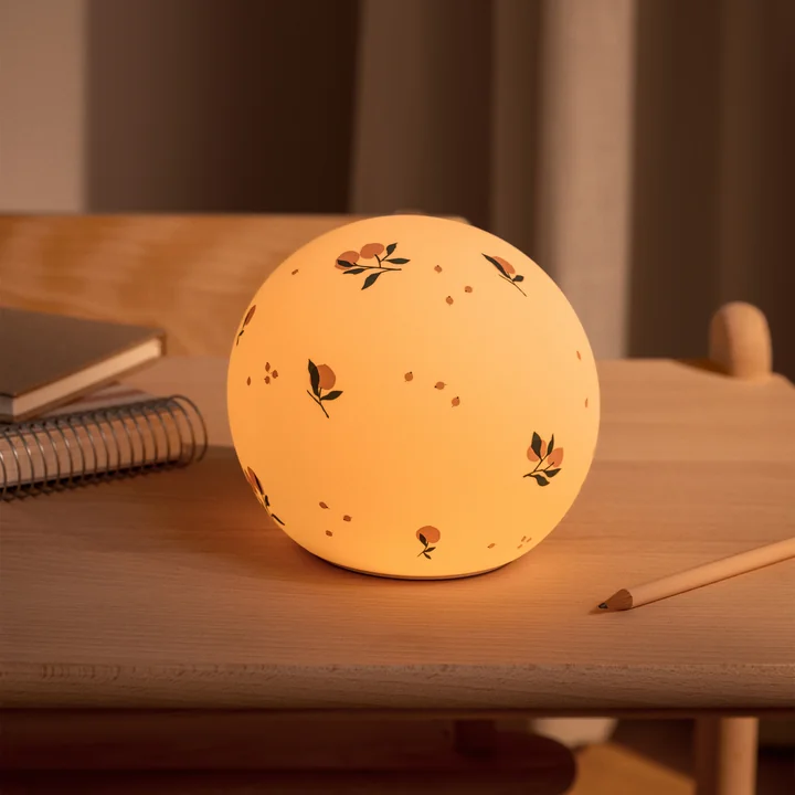 LIEWOOD - Yuki night light, peach / sea shell