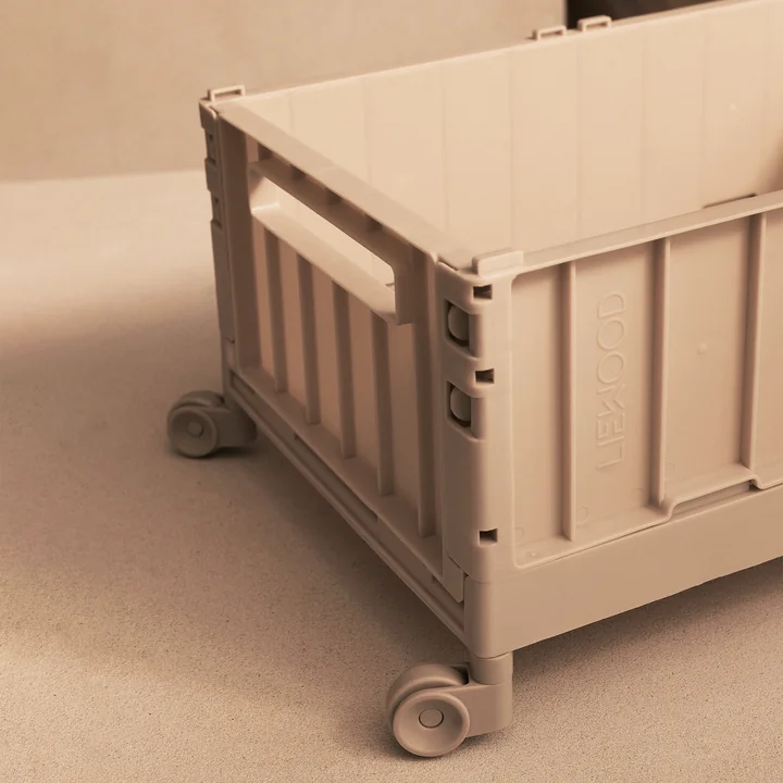 LIEWOOD - Weston Storage box with castors, sandy