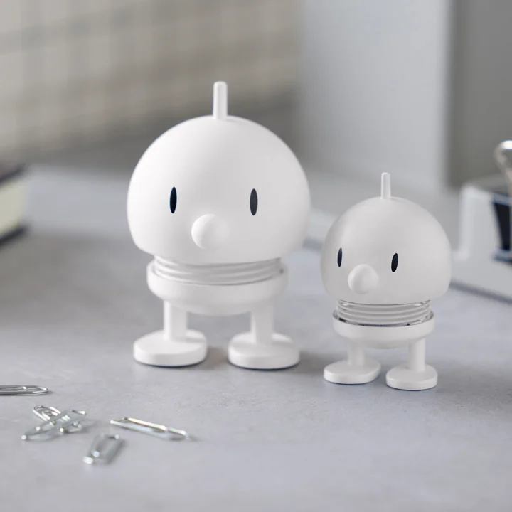 Hoptimist - Soft Small Bumble , white (set of 2)