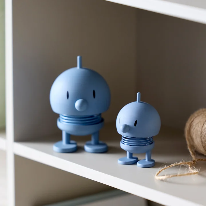 Hoptimist - Soft Small Bumble , sky (set of 2)