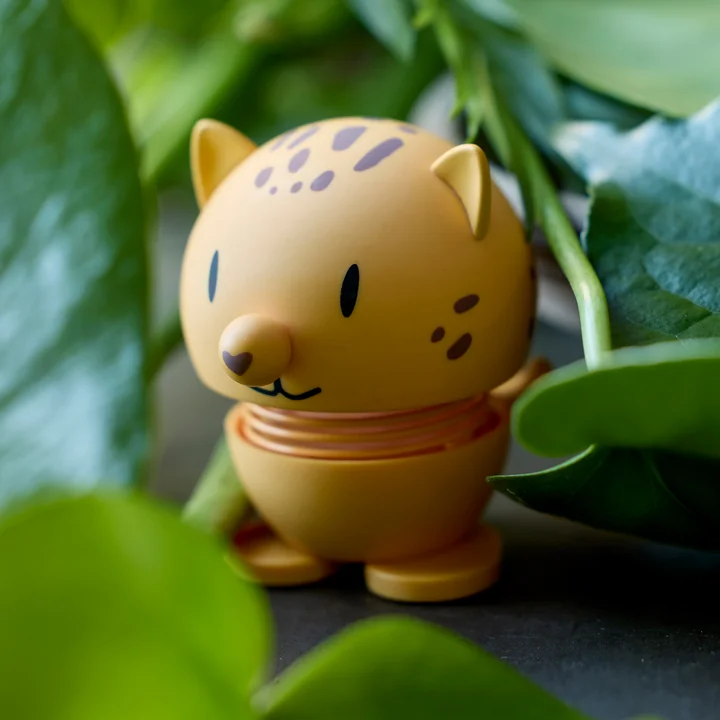 Hoptimist - Soft Leopard, Small, yellow