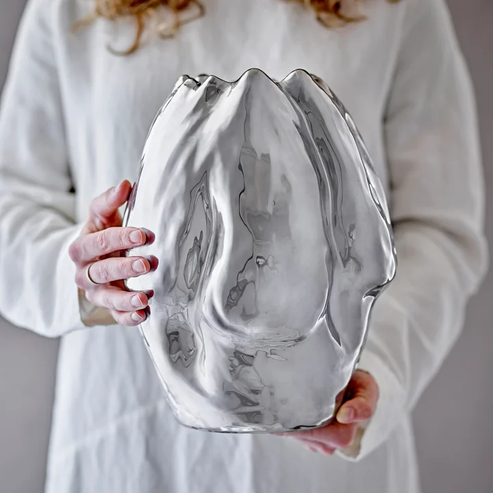 Bloomingville - Bobby Vase, silver