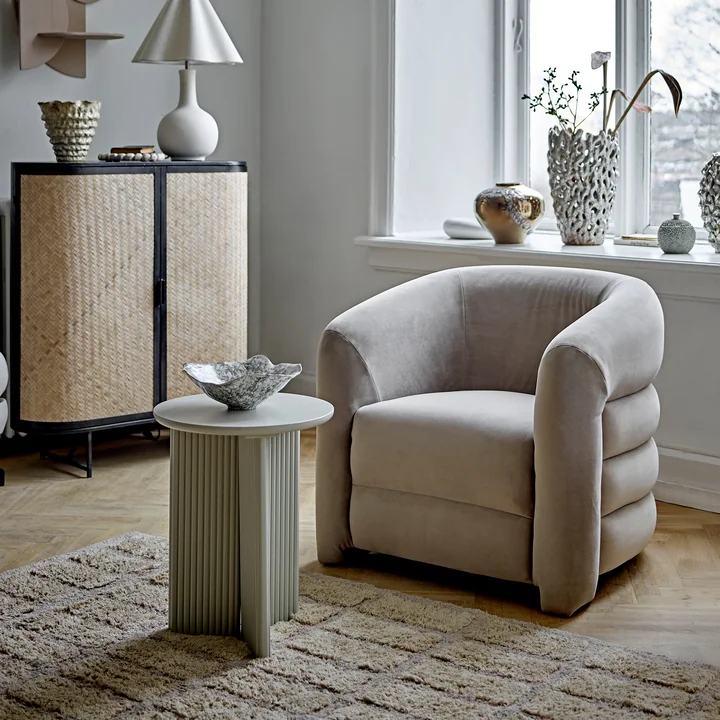 Bloomingville - Edith side table, white