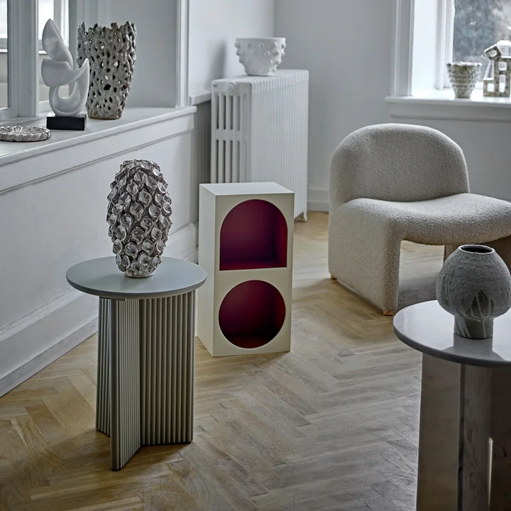 Bloomingville - Edith side table, white