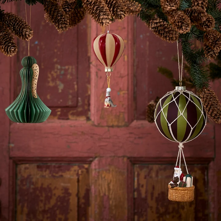 Bloomingville - Hettie Christmas ornament, red