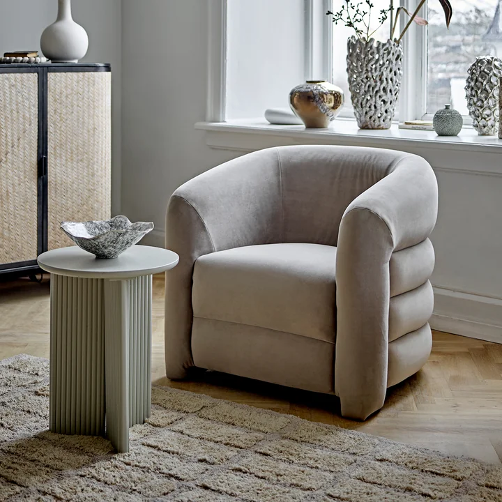 Bloomingville - Joel Lounge chair, gray