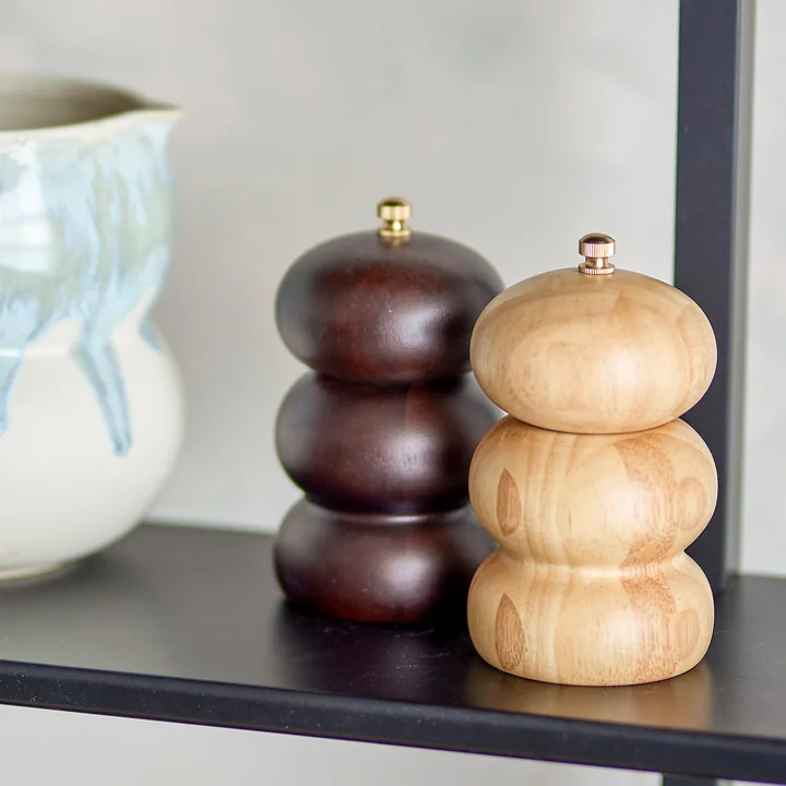 Bloomingville - Marge Salt mill & Pepper mill, natural (set of 2)