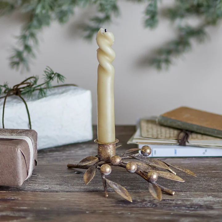 Bloomingville - Mirabel Candlestick, 18 x 5 x 13 cm, gold