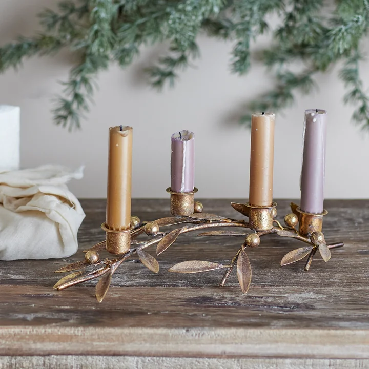 Bloomingville - Mirabel Candlestick, 31 x 7.5 x 16.5 cm, gold