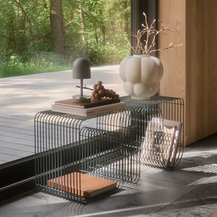 AYTM - Curva bench, dusty blue