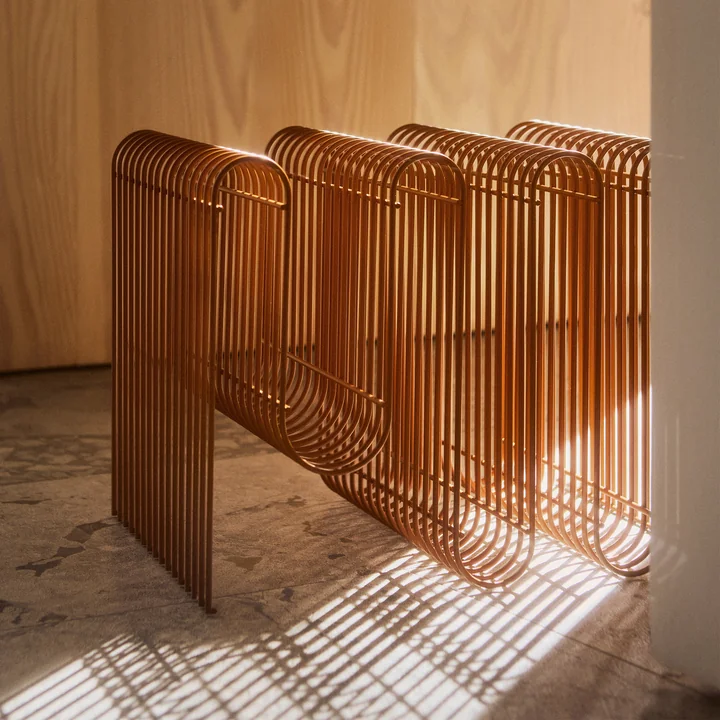 AYTM - Curva Magazine holder, amber