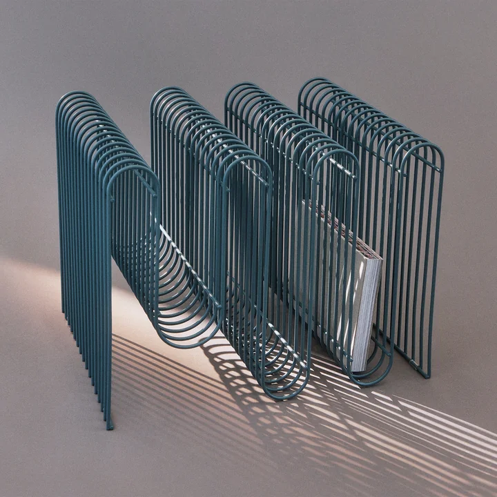 AYTM - Curva Magazine holder, dusty blue