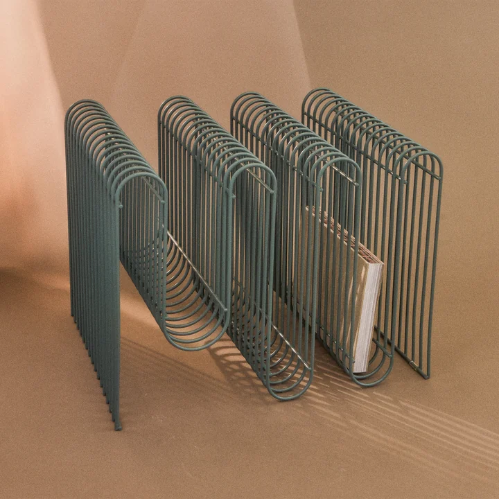 AYTM - Curva Magazine holder, dusty blue