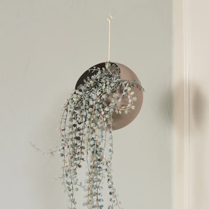 AYTM - Globe Hanging flower pot, taupe