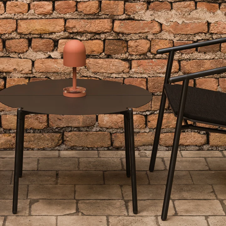 AYTM - Luceo Portable LED rechargeable lamp, Ø 9.9 x H 24 cm, ginger bread