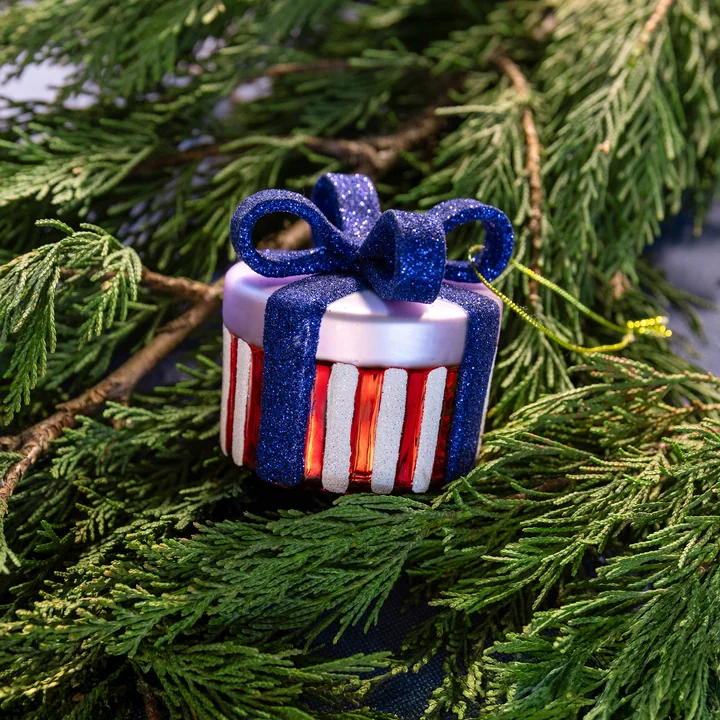 & klevering - Gift ornaments, red / multicolored