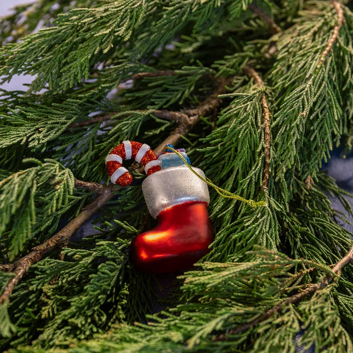 & klevering - Christmas stocking, red / multicolored