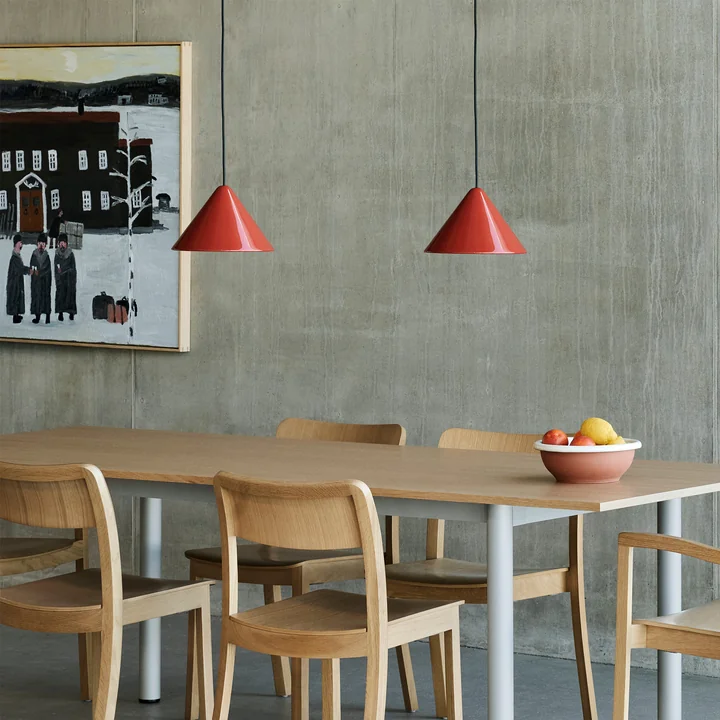 HAY - Compass Pendant light, Ø 26 cm, pompeian red