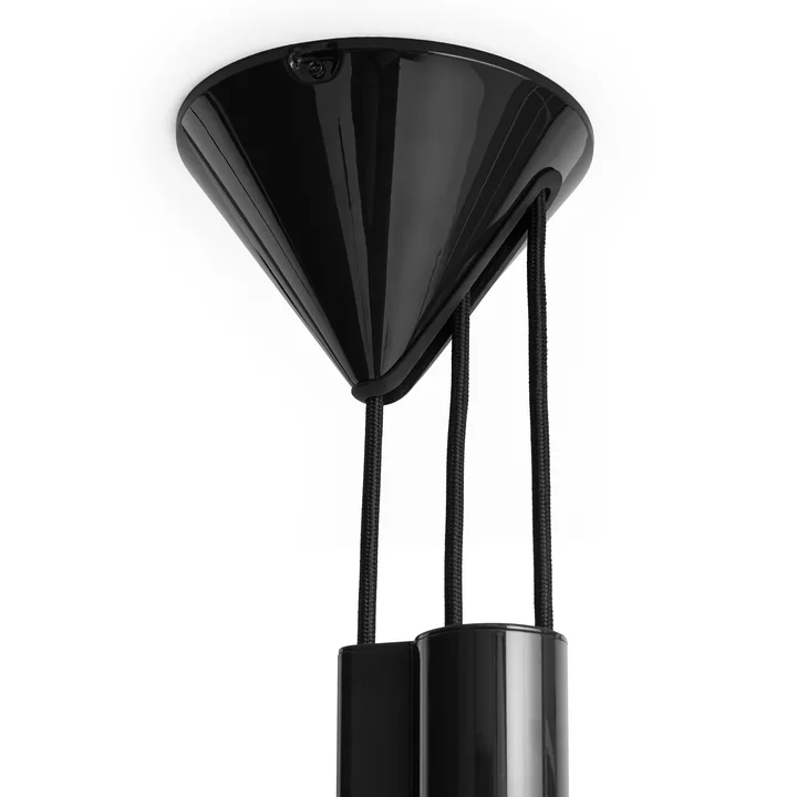 HAY - Compass Pendant light, Ø 43 cm, height-adjustable, soft black