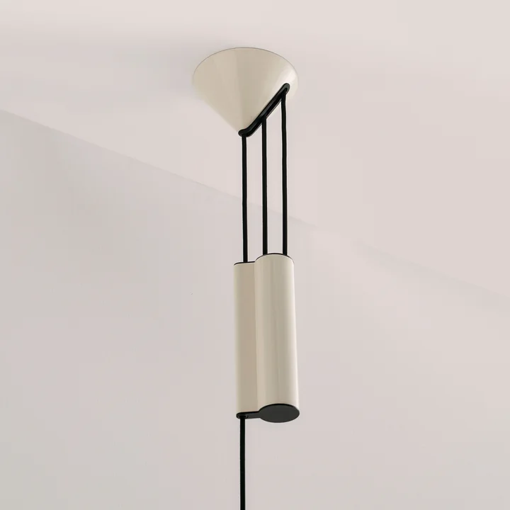 HAY - Compass Pendant light, Ø 43 cm, height-adjustable, oyster white