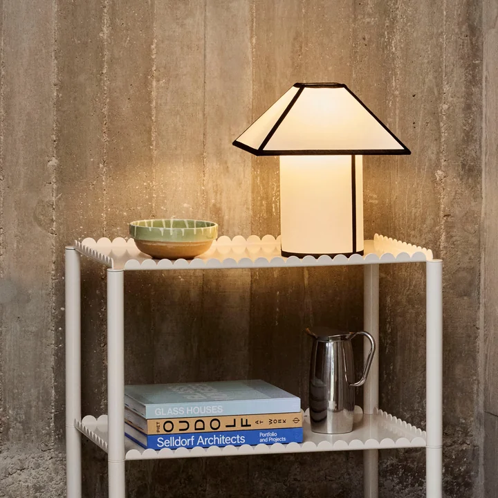 HAY - Ava Pyramid Table lamp Ø 29 cm, white
