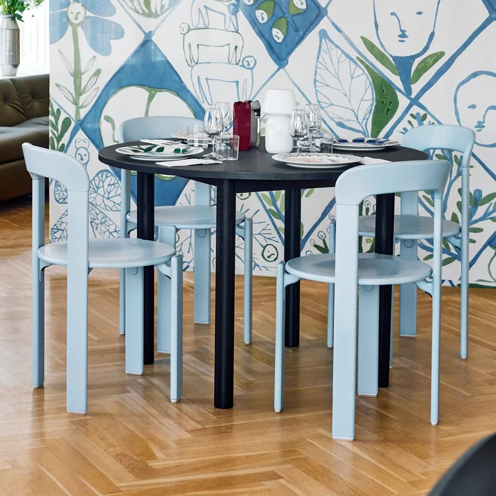 HAY - Annex Dining table, dark gray / charcoal