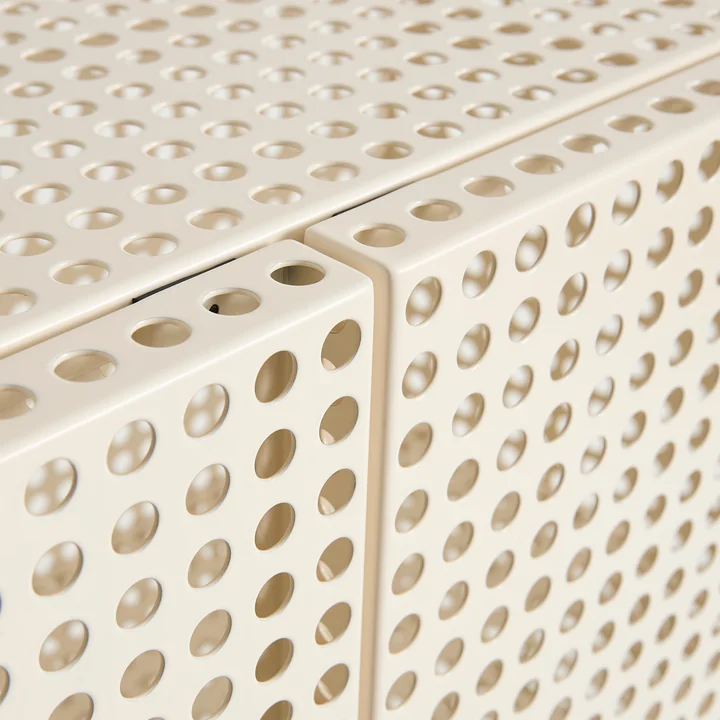 HAY - Perforated Cabinet, eggshell