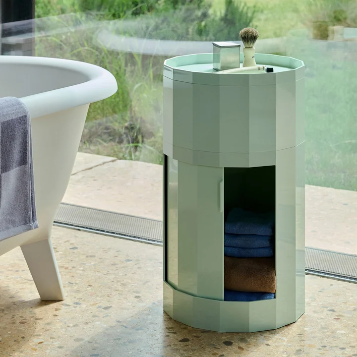 HAY - Facet Cabinet, high, soft mint