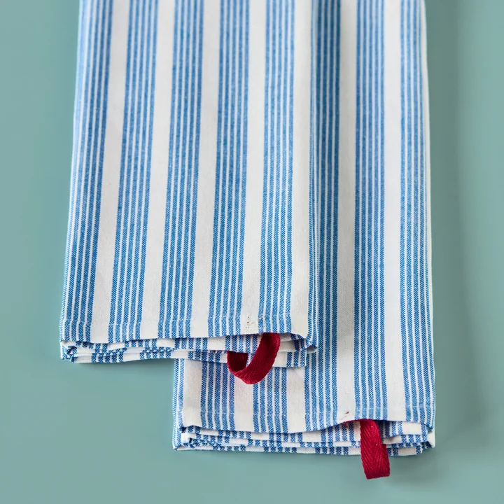 Nicolas Vahé - Chef Tea towels, 70 x 50 cm, red / white (set of 2)