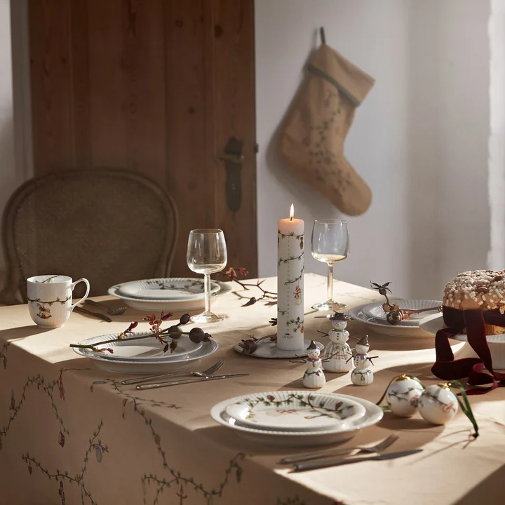 Kähler Design - Hammershøi Christmas tablecloth, sand
