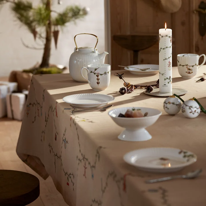 Kähler Design - Hammershøi Christmas tablecloth, sand