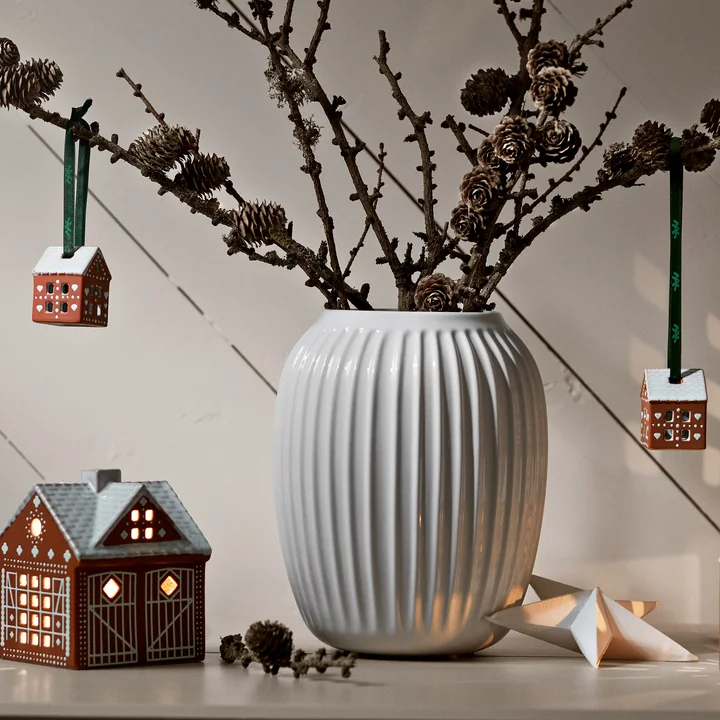 Kähler Design - Gingerbread Christmas ornament, brown (set of 2)