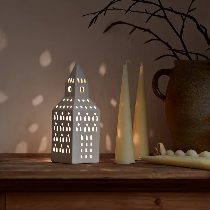 Kähler Design - Urbania tea light house, church tower