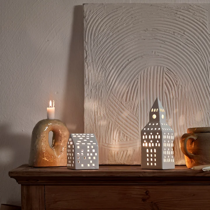 Kähler Design - Urbania tea light house, church tower