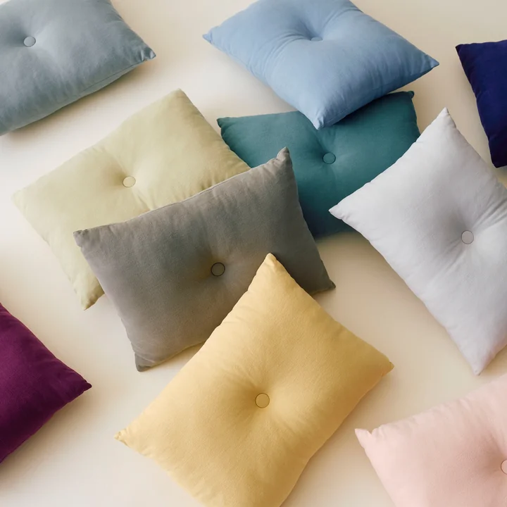 HAY - Dot Cushion Linen, 45 x 60 cm