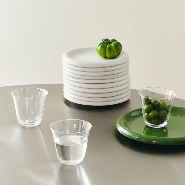 HAY - Curve Glass tumbler, small, clear