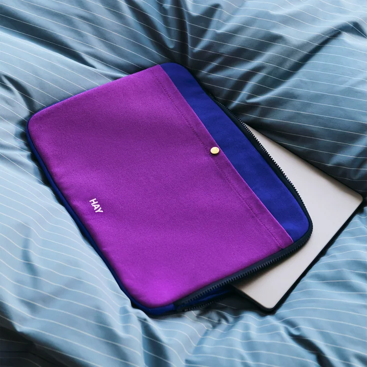 HAY - Multi Laptop Cover, 34.5 x 26 cm, purple multi