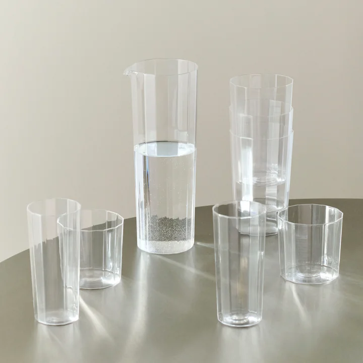 HAY - Angle Carafe, clear