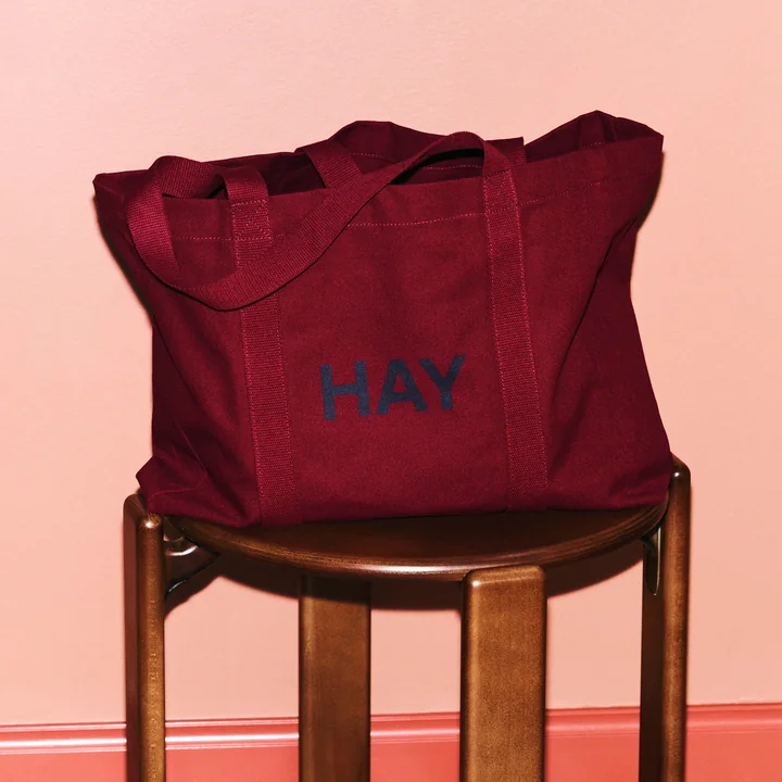 HAY - Shopper Bag, M, burgundy