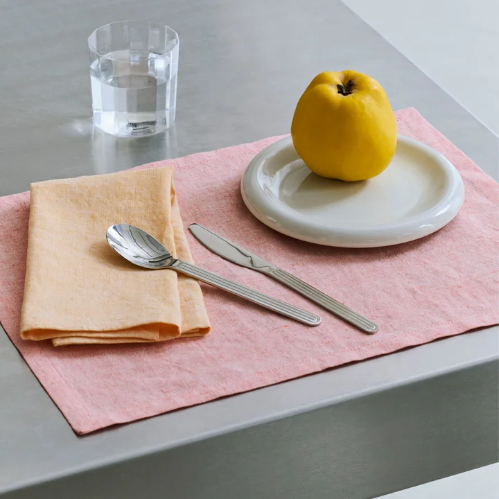 HAY - Tavolo Napkin and placemat, 31 x 43 cm, soft orange and soft coral