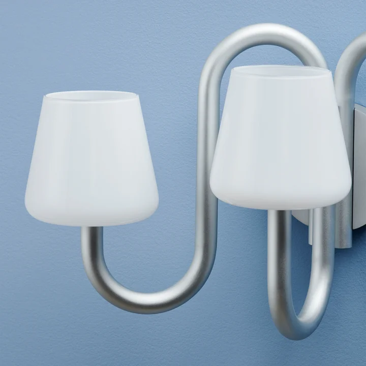 HAY - Apollo Sconce, white opal glass